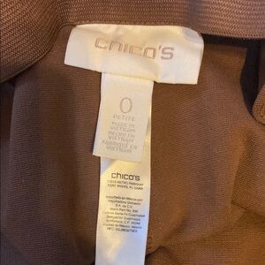 Chico's Brown Straight Leg Pants